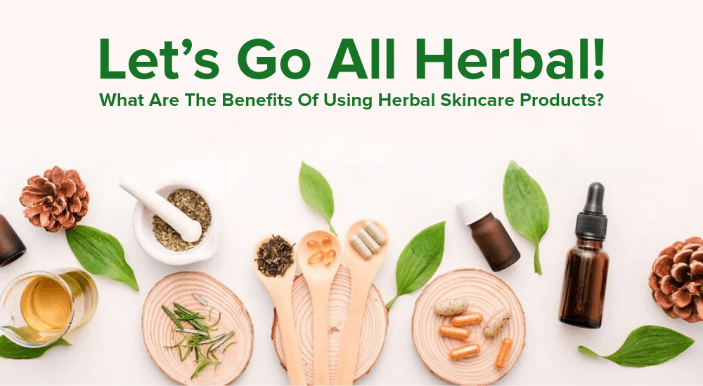 Herbal skin care products