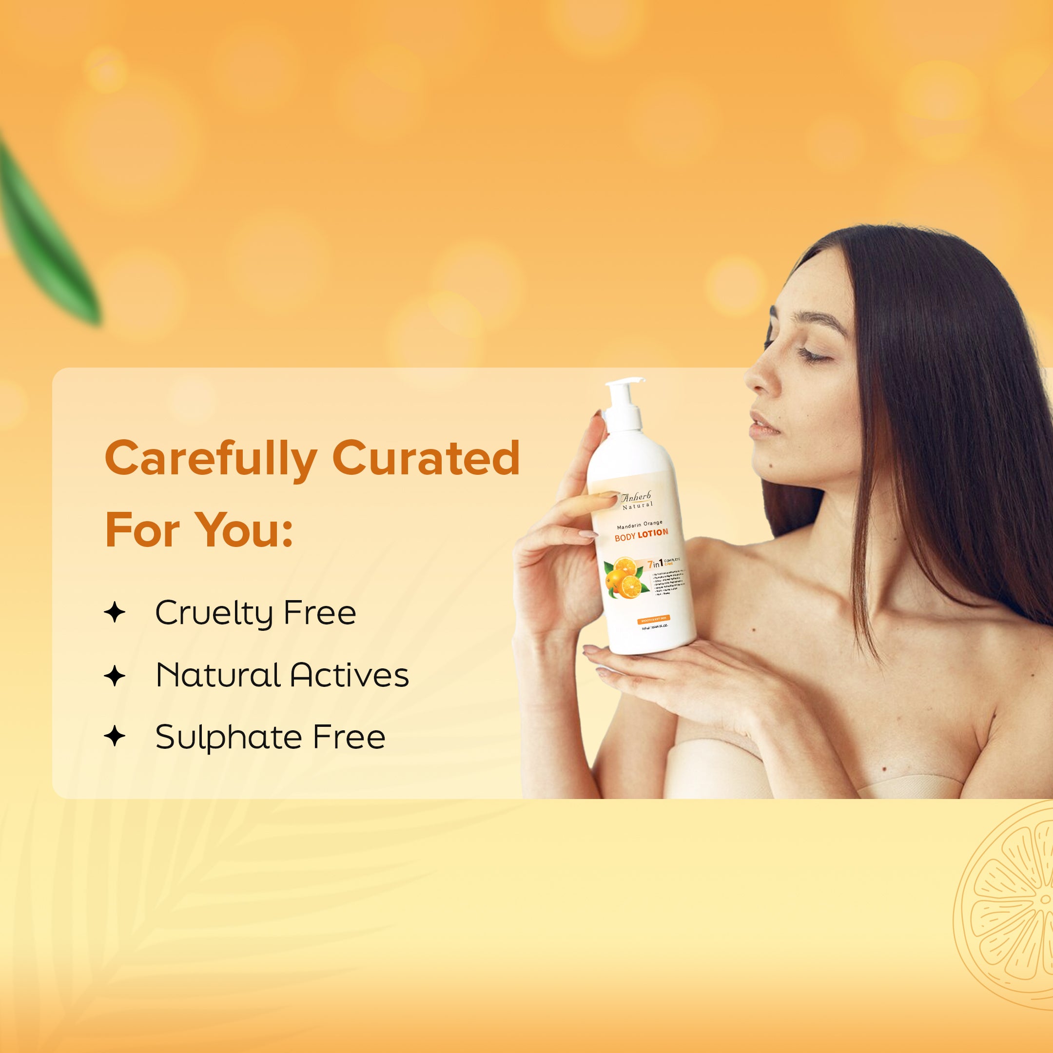 Mandarin Orange Body Lotion -300ml | 7-in-1 Complete Care for Smooth and Soft Skin | Buy 1 Get 1