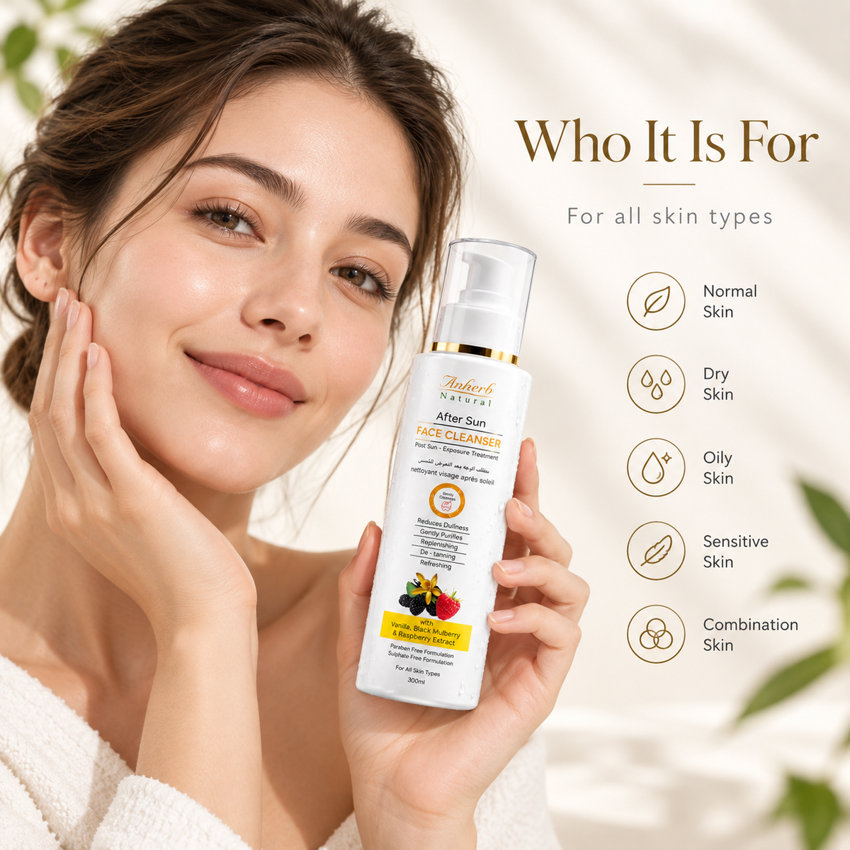 Anherb After Sun Face Cleanser