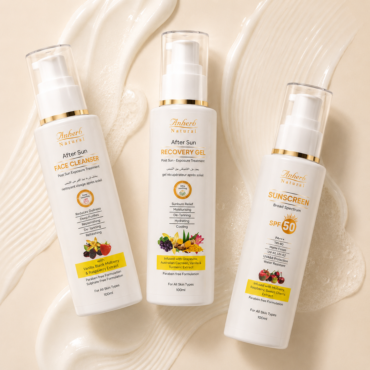 Complete sun protection combo — pack of 3