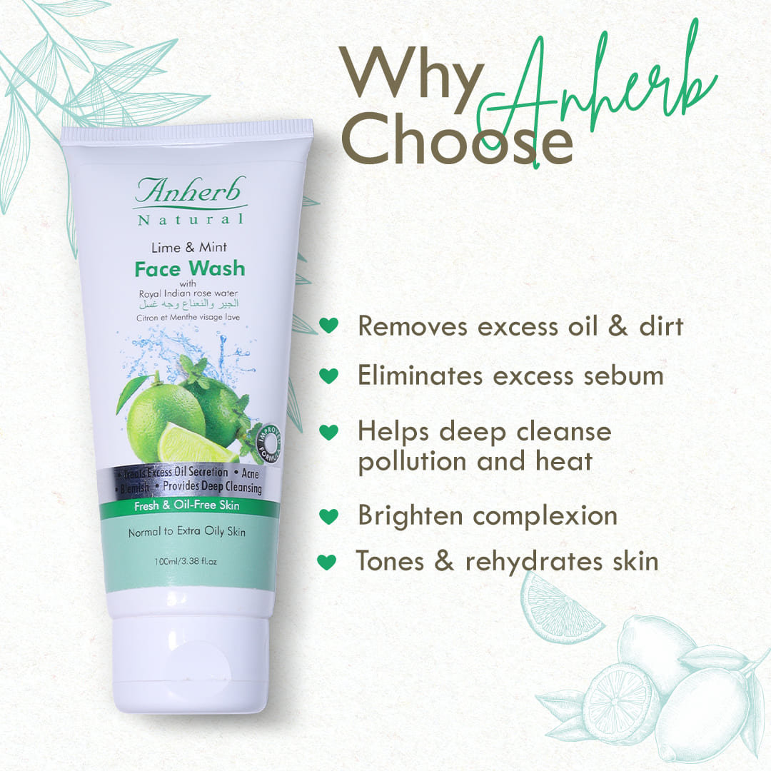 Face Wash - Lime & Mint - 100ml