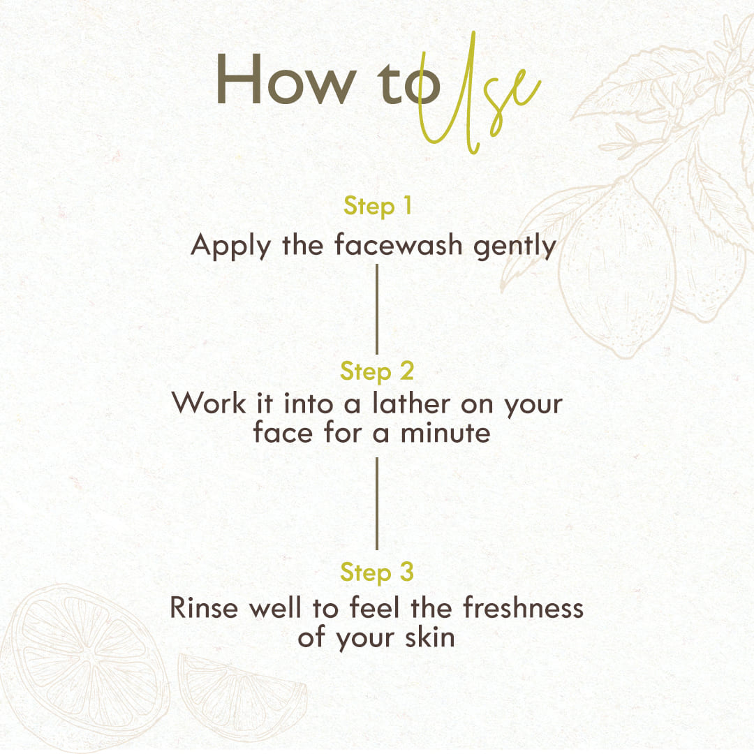 Face Wash - Lemon & Turmeric - 100ml