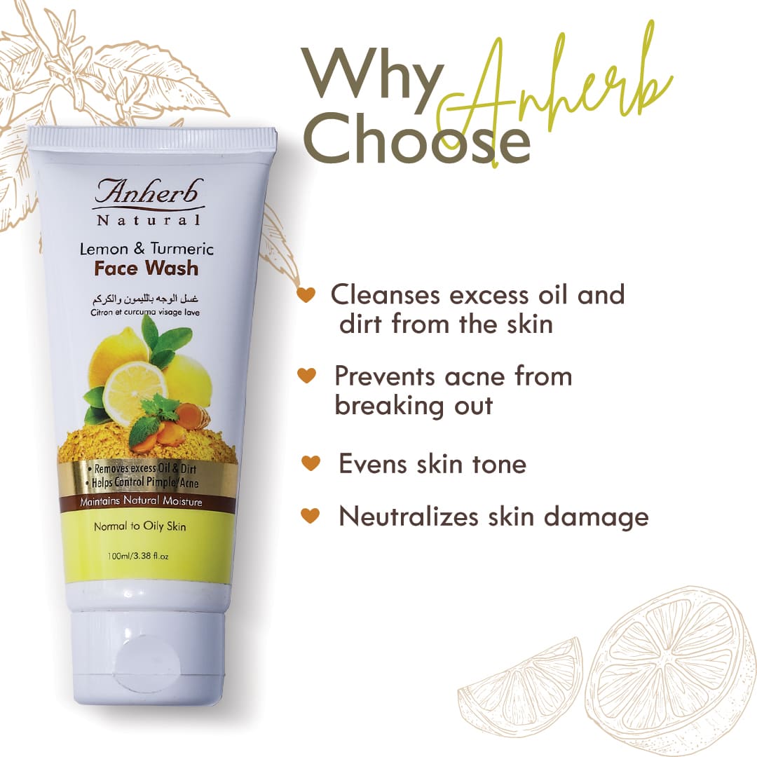 Face Wash - Lemon & Turmeric - 100ml