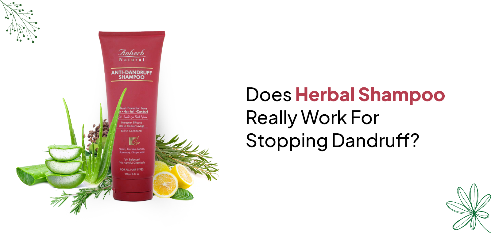 Does Herbal Shampoo Really Work For Stopping Dandruff?