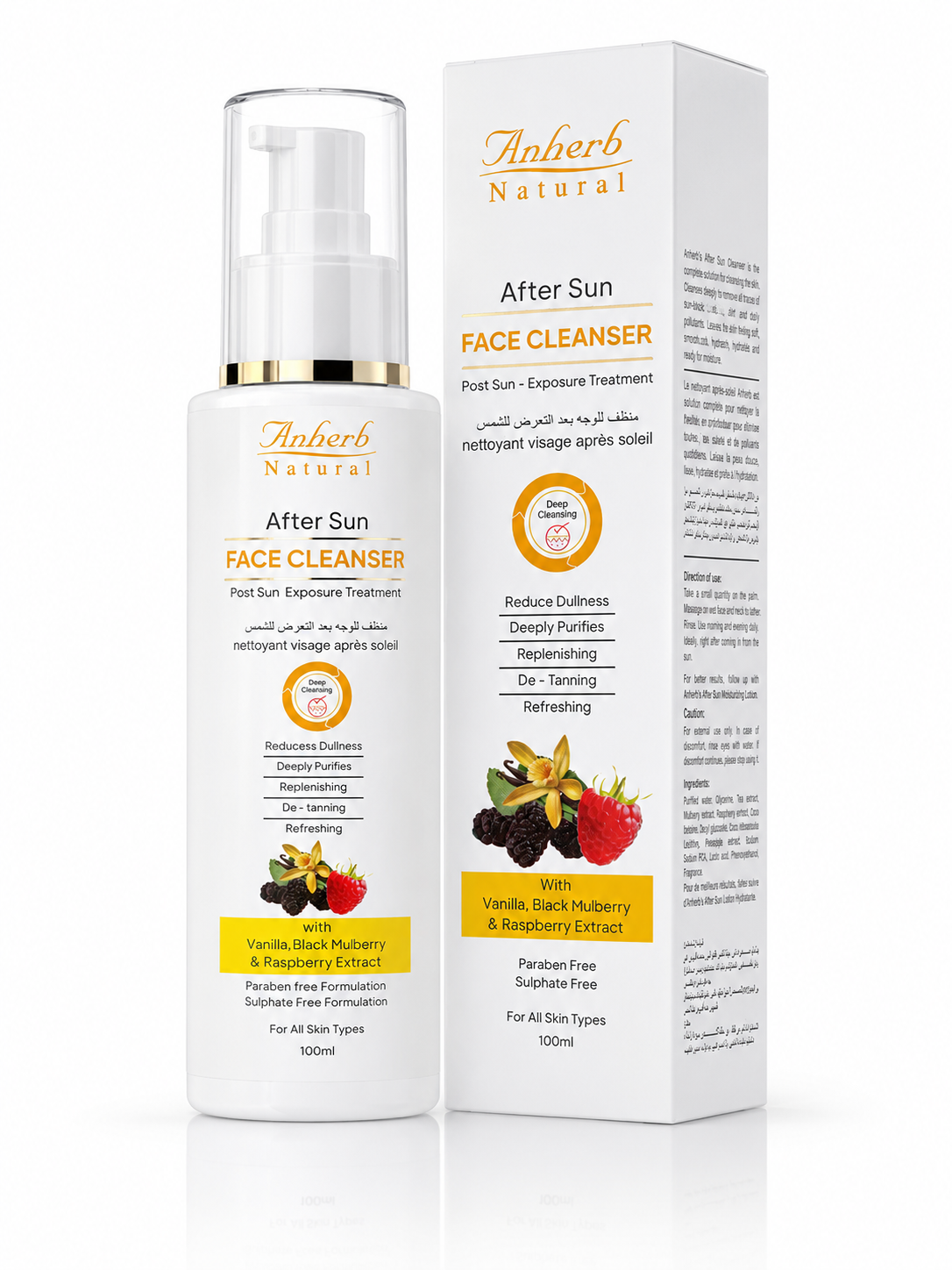 Anherb After Sun Face Cleanser