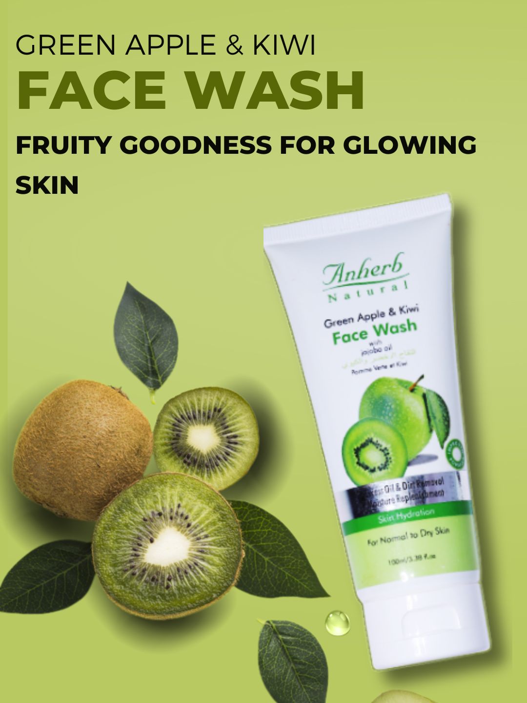 Green Apple &amp; Kiwi Facewash