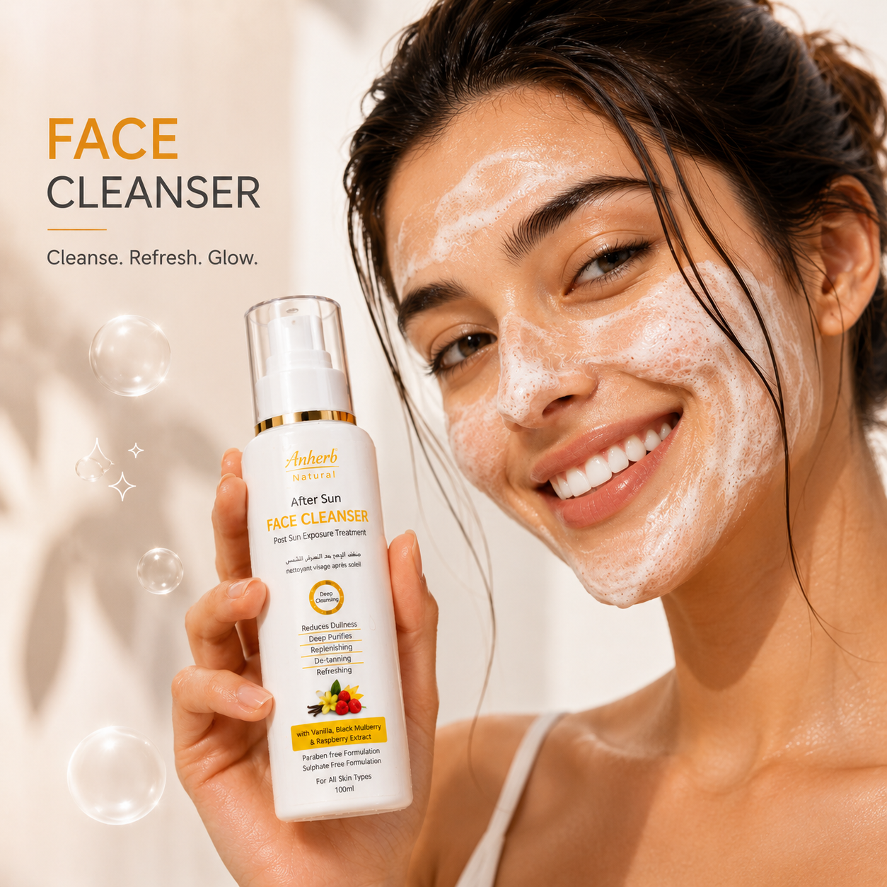 Anherb After Sun Face Cleanser