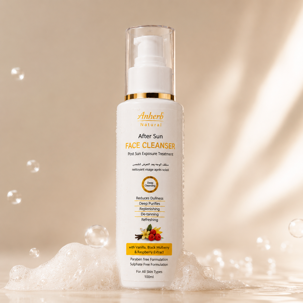 Anherb After Sun Face Cleanser