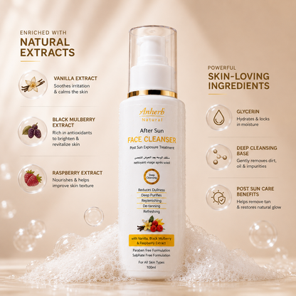 Anherb After Sun Face Cleanser