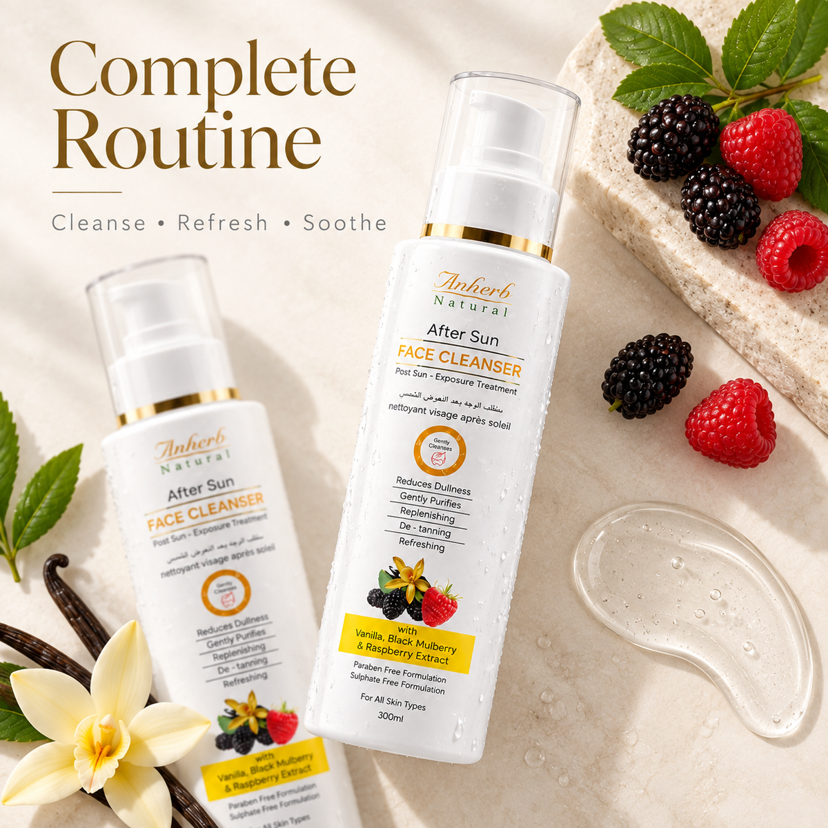 Anherb After Sun Face Cleanser