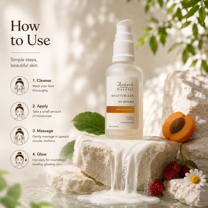 Anherb Natural SilkBlend Oil-Free Moisturizer | 50 ml | Persian Mulberry - Lightweight Hydration