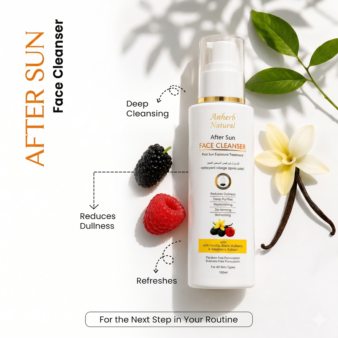 Anherb After Sun Face Cleanser