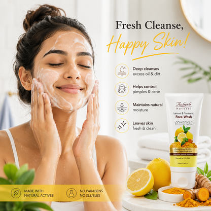 Face Wash - Lemon &amp; Turmeric - 100ml