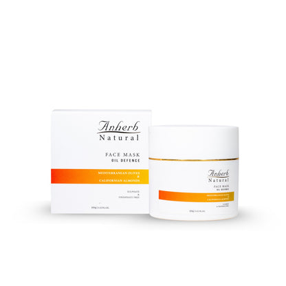 Anherb Natural Oil Defence Face Mask | Tailored for Oily and Combination Skin | Enriched with Vitamin-E | 200g