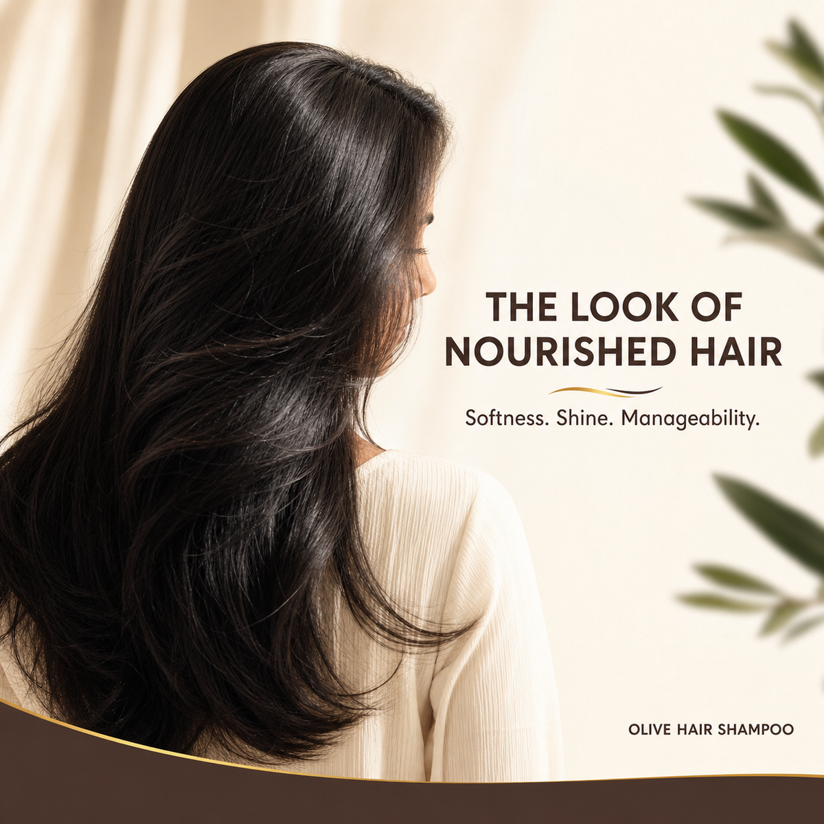 Anherb Natural Olive Hair Shampoo — smooth healthy-looking hair finish