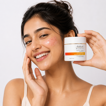 Anherb Oil Defence Face Scrub | Exfoliating Face Scrub for Oily &amp; Combination Skin | Turkish Raspberry &amp; Himalayan Sweet Cherry